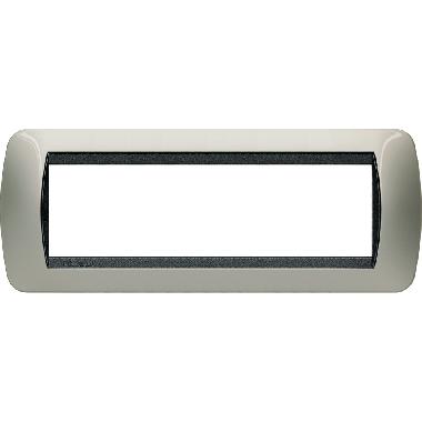 LIVING INT-PL.7P X SCAT.506 TITANIO CHIARO - BTICINO L4807TC - BTICINO L4807TC product photo Photo 01 3XL