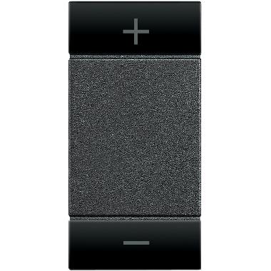 LIVING LIGHT - COPRITASTO DIMMER 1M ANTRACITE L4911ADN - BTICINO L4911ADN product photo Photo 01 3XL