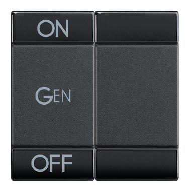 LIVING - COPRITASTO ON OFF GEN 2 MOD - BTICINO L4911M2AFN - BTICINO L4911M2AFN product photo Photo 01 3XL