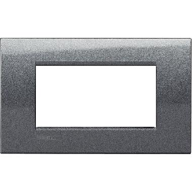 LL - PLACCA 4P ACCIAIO - BTICINO LNA4804AC - BTICINO LNA4804AC product photo Photo 01 3XL