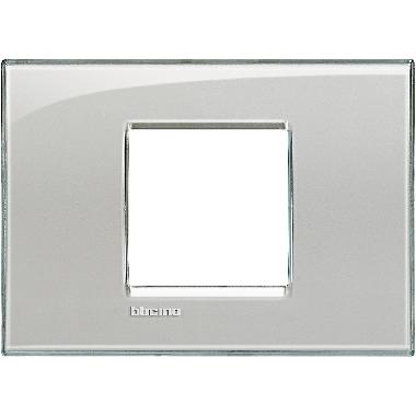 LL - PLACCA 2P GRIGIO GHIACCIO - BTICINO LNA4819KG product photo Photo 01 3XL