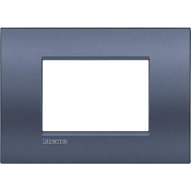 LL - PLACCA 3P BLUE MOON - BTICINO LNC4803BM - BTICINO LNC4803BM product photo Photo 01 3XL