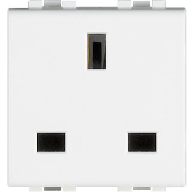 LIGHT-PRESA 2P+T 13A STD.INGLESE 2M - BTICINO N4150 - BTICINO N4150 product photo Photo 01 3XL
