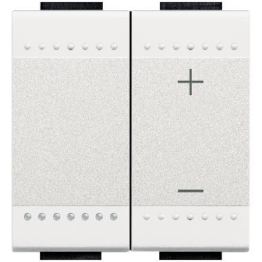 LL - DIMMER RESISTIVO/INDUTTIVO 600W BIANCO - BTICINO N4408N product photo Photo 01 3XL