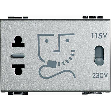 LIGHT TECH-PRESA RASOIO 230V - BTICINO NT4177 - BTICINO NT4177 product photo Photo 01 3XL