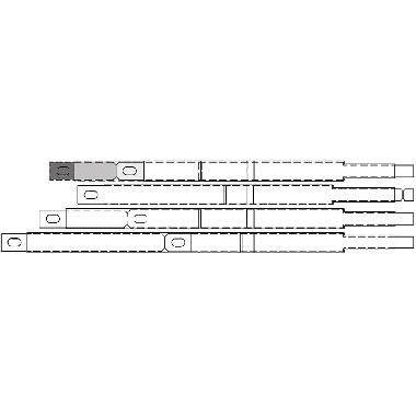 KIT COLLEGAM M160 ORIZ BARRE FINO 630A INT - BTICINO TKC160 product photo Photo 01 3XL