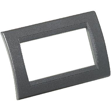 INTERLINK-PLACCA 4P GRIGIO ANTRACITE - BTICINO W11120GR - BTICINO W11120GR product photo Photo 01 3XL