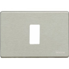 PLACCA 1 POSTO ALLUMINIO MAGIC - BTICINO 503/1/AL product photo