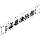 MAS HDX - PANNELLO AREATO PER ZOCCOLO 600MM - BTICINO 91811/60A - BTICINO 91811/60A product photo