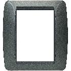 LIVING INT-PLACCA 3+3P ACCIAIO SCURO - BTICINO L4826AC - BTICINO L4826AC product photo