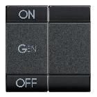 LIVING - COPRITASTO ON OFF GEN 2 MOD - BTICINO L4911M2AFN - BTICINO L4911M2AFN product photo