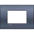 LL - PLACCA 3P BLUE MOON - BTICINO LNC4803BM - BTICINO LNC4803BM product photo