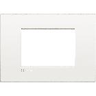 LIVING LIGHT PLACCA 3P BIANCO PURO AIR LNC4803BN - BTICINO LNC4803BN product photo