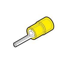 CAPOCORDA GIALLO A PUNTALE TONDO P=10mm CEMBRE GF-P10 - CEMBRE GF-P10 product photo