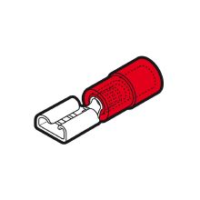INNESTO FEMMINA ROSSO 4,8X0,8 - CEMBRE RF-F408 product photo