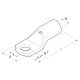 CAPOCORDA SEZ.150MMQ VITE 20MM - CEMBRE A30-M20 product photo Photo 02 2XS