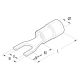 CAPOCORDA BLU A FORCELLA VITE 4MM B=7,5MM - CEMBRE BF-U4/2 - CEMBRE BF-U4/2 - CEMBRE BF-U4/2 product photo Photo 03 2XS