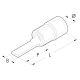 CAPOCORDA GIALLO A PUNTALE PIATTO P=13,3x4 CEMBRE GF-PP12 - CEMBRE GF-PP12 product photo Photo 03 2XS