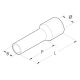 TUBETTO PREISOLATO SEZ.0,5MMQ P=8MM BIANCO - CEMBRE PKE508 product photo Photo 02 2XS