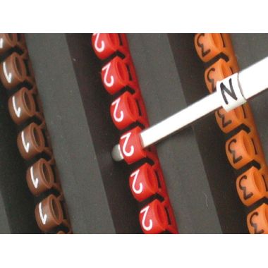ELEMENTO DI SIGL.PMP-30 BIANCO - SIGLA GND - CEMBRE 23129-GND product photo Photo 03 3XL