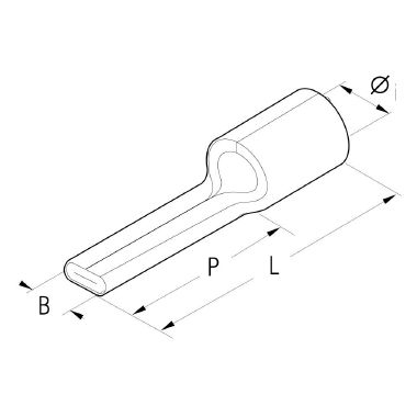 CAPOCORDA A PUNTALE SEZ.70MMQ P=30MM - CEMBRE A14-P30 - CEMBRE A14-P30 - CEMBRE A14-P30 product photo Photo 02 3XL