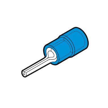 CAPOCORDA BLU A PUNTALE TONDO 10MM - CEMBRE BF-P10 product photo Photo 02 3XL
