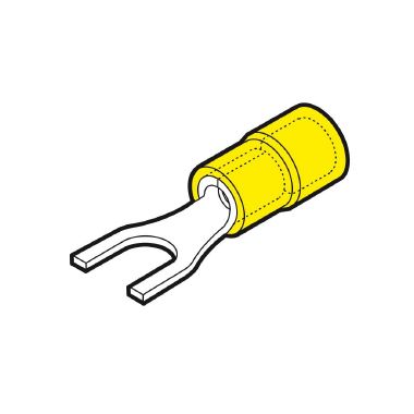 CAPOCORDA GIALLO A FORCELLA VITE 3,5MM - CEMBRE GF-U3.5 - CEMBRE GF-U3.5 - CEMBRE GF-U3.5 product photo Photo 02 3XL