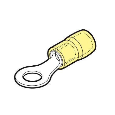 CAPOCORDA RINFORZATO GIALLO OCCH.VITE 6MM. - CEMBRE GKY-M6 - CEMBRE GKY-M6 product photo Photo 02 3XL