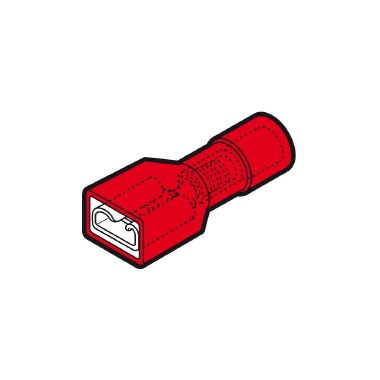 RF/F405/P - INNESTO FEMMINA ROSSO 4,8X0,5 TUTTO ISOLATO - CEMBRE RF-F405P product photo Photo 02 3XL