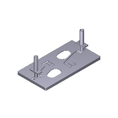 Base ancoraggio motoriduttore - bk - CAME AUTEL STUDIO SR 119RIBK001 product photo Photo 01 3XL