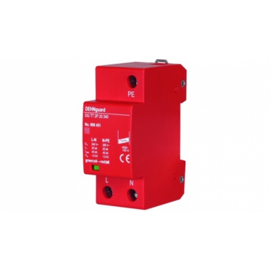 SCARICATORE DI SOVRATENSIONE SPD T2 1P+N MONOBLOCCO - DEHN 900451 product photo Photo 01 3XL
