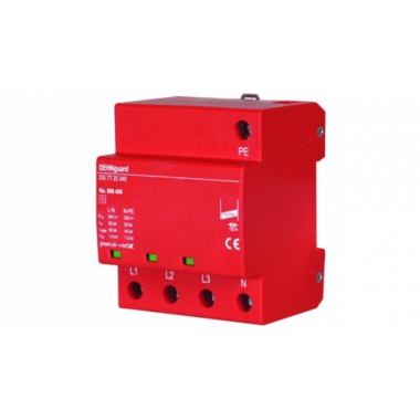 SCARICATORE DI SOVRATENSIONE SPD T2 3P+N MONOBLOCCO - DEHN 900456 product photo Photo 01 3XL