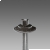 426103 BASE GRANDE 1320 PER SFERE 1300-1305-1306-1331-1332 ATTACCO E27 - DISANO ILLUMINAZIONE ACC1320 product photo Photo 01 2XS