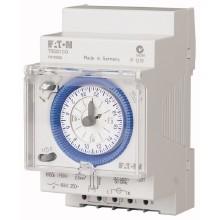 Temporizzatore per installazione modulare 24 ore, cavaliere estraibile, riserva di movimento, 3 unità passo - EATON 167390 product photo