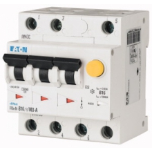 MAGNETOTERMICO DIFFERENZIALE 3 POLI 25A 0,03 10KA CLASSE A - EATON 170772 product photo