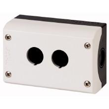 M22-I2 CUSTODIA 2 FORI, NERO /GRIGIO - EATON 216537 - EATON 216537 - EATON 216537 product photo