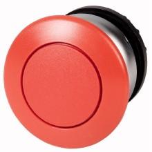 Pulsante a fungo, RMQ-Titan, fungo, permanente, fungo Rossa, Rossa, Senza scritta, Anello frontale colore titanio - EATON 216745 product photo