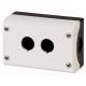 M22-I2 CUSTODIA 2 FORI, NERO /GRIGIO - EATON 216537 - EATON 216537 - EATON 216537 product photo Photo 01 2XS