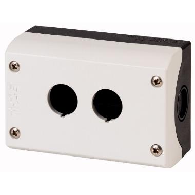 M22-I2 CUSTODIA 2 FORI, NERO /GRIGIO - EATON 216537 - EATON 216537 - EATON 216537 product photo Photo 01 3XL
