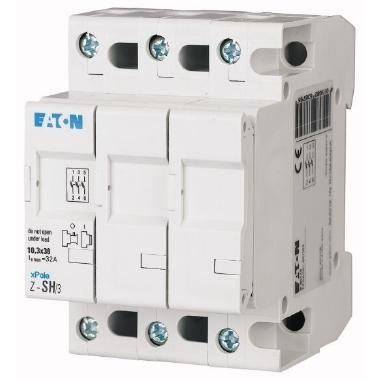 Z-SH/3 PORTAFUSIBILE SEZ. 10,3X38 3P - EATON 263879 - EATON 263879 - EATON 263879 product photo Photo 01 3XL