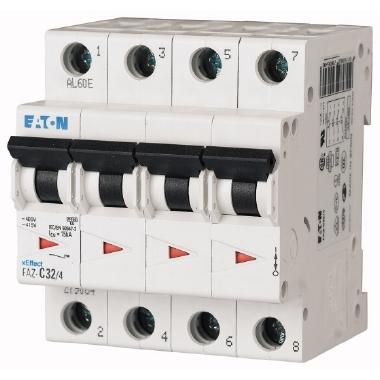 FAZ-C25/4 INT. MT 10KA 4P C 25A - EATON 279063 product photo Photo 01 3XL