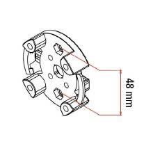 SUPPORTO PER FIANCHI RINFORZATO - FAAC 132303 - FAAC 132303 product photo