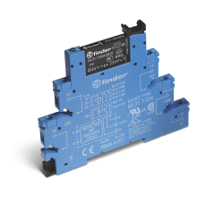 INTERFACCIA MODULARE A RELÈ 1SC 6A 24VAC MORS.VITE - FINDER 38510024006 product photo
