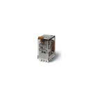 RELE' INDUSTR.4SC 7A 12VDC C/PULS.PROVA+DOP.LED - FINDER 553490240074 - FINDER 553490240074 product photo