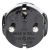 ADATTATORE PRESA BIPASSO ITALIANA SPINA TEDESCA SHUKO 16A NERO - FANTON 81091 product photo Photo 04 2XS