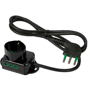 MULTIP.1PR.2P+T 16A UNIV+1 PR.2P+T 16A BIP.NERO - FANTON 42106 - FANTON 42106 - FANTON 42106 product photo Photo 01 3XL