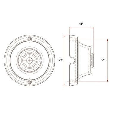 ROSONE LISCIO  70MM                   BI - FANTON 84027 product photo Photo 05 3XL