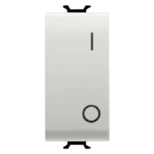 INTERRUTTORE 1M 2P 25AX IMP.GRAVOSI BIANCO - GEWISS GW10007 product photo