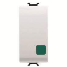PULSANTE 1M 1P NA+NC 16A MARCIA BIANCO - GEWISS GW10139 - GEWISS GW10139 - GEWISS GW10139 product photo