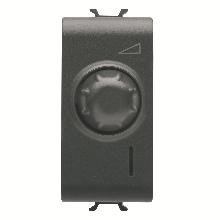 REGOLATORE EL.ROTATIVO 1M 100-900W NERO - GEWISS GW12564 - GEWISS GW12564 product photo